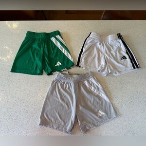 3 pairs of Adidas shorts (small 7/8)